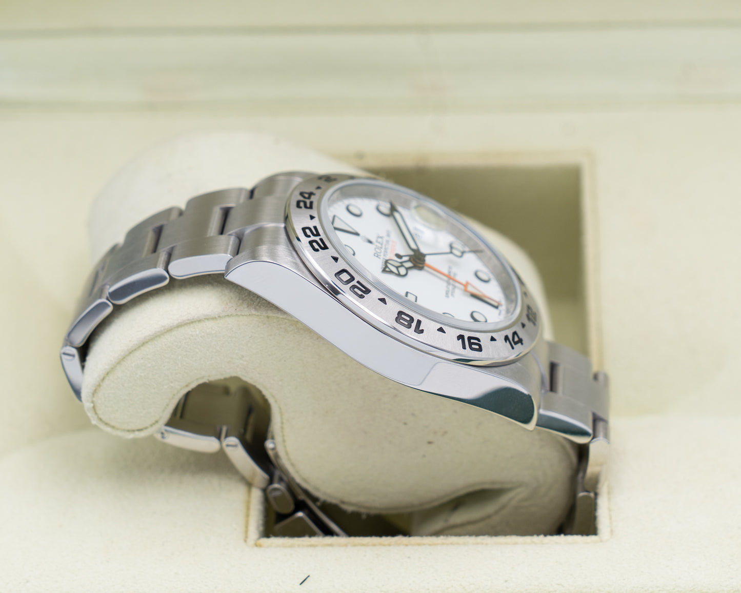 Rolex Explorer II 42mm 216570 White Polar 2014