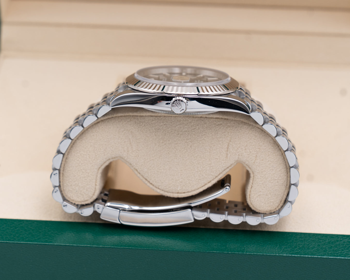 Rolex Datejust 41mm 126334 Green Mint on Jubilee 2023