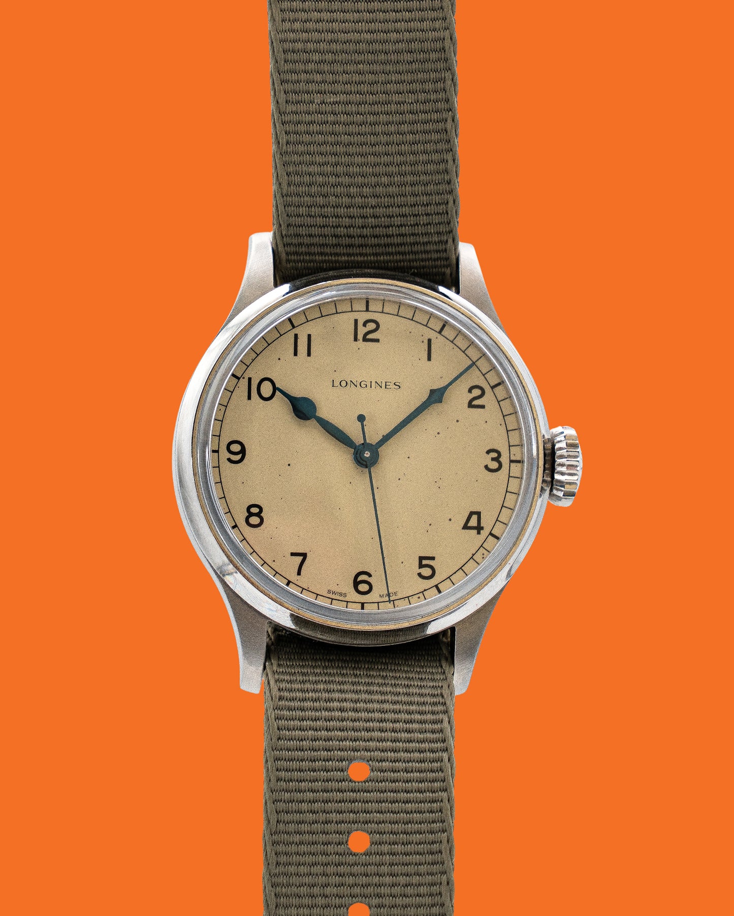 Longines Marine Military 38.5mm L2.819.4 Heritage Retro 2024