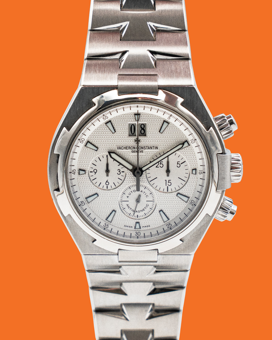 Vacheron Constantin Overseas 42mm 49150/B01A-9095 White Dial Chronograph 2014