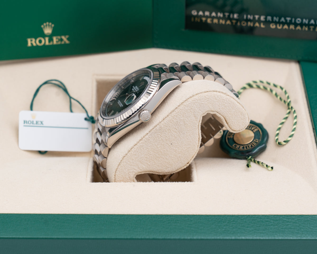Rolex Day Date 40mm 228239 Green Roman Numeral Dial 2022