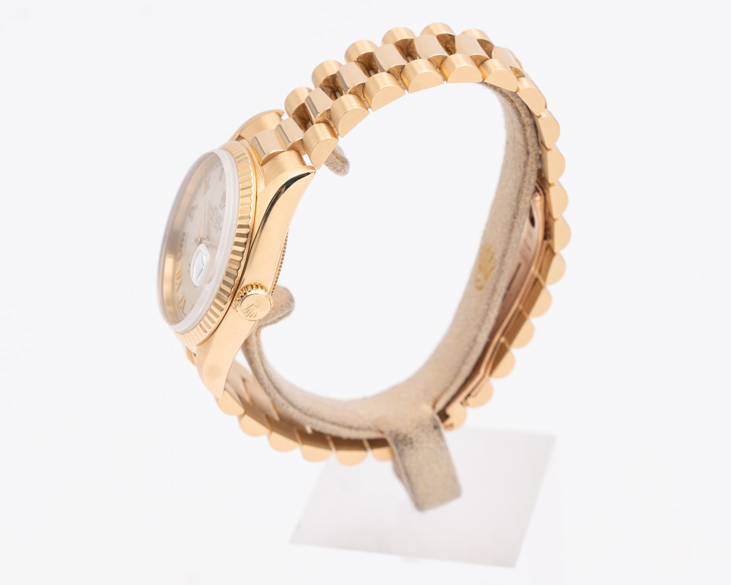 Rolex DayDate 36mm 18238 Yellow Gold Pyramid Dial