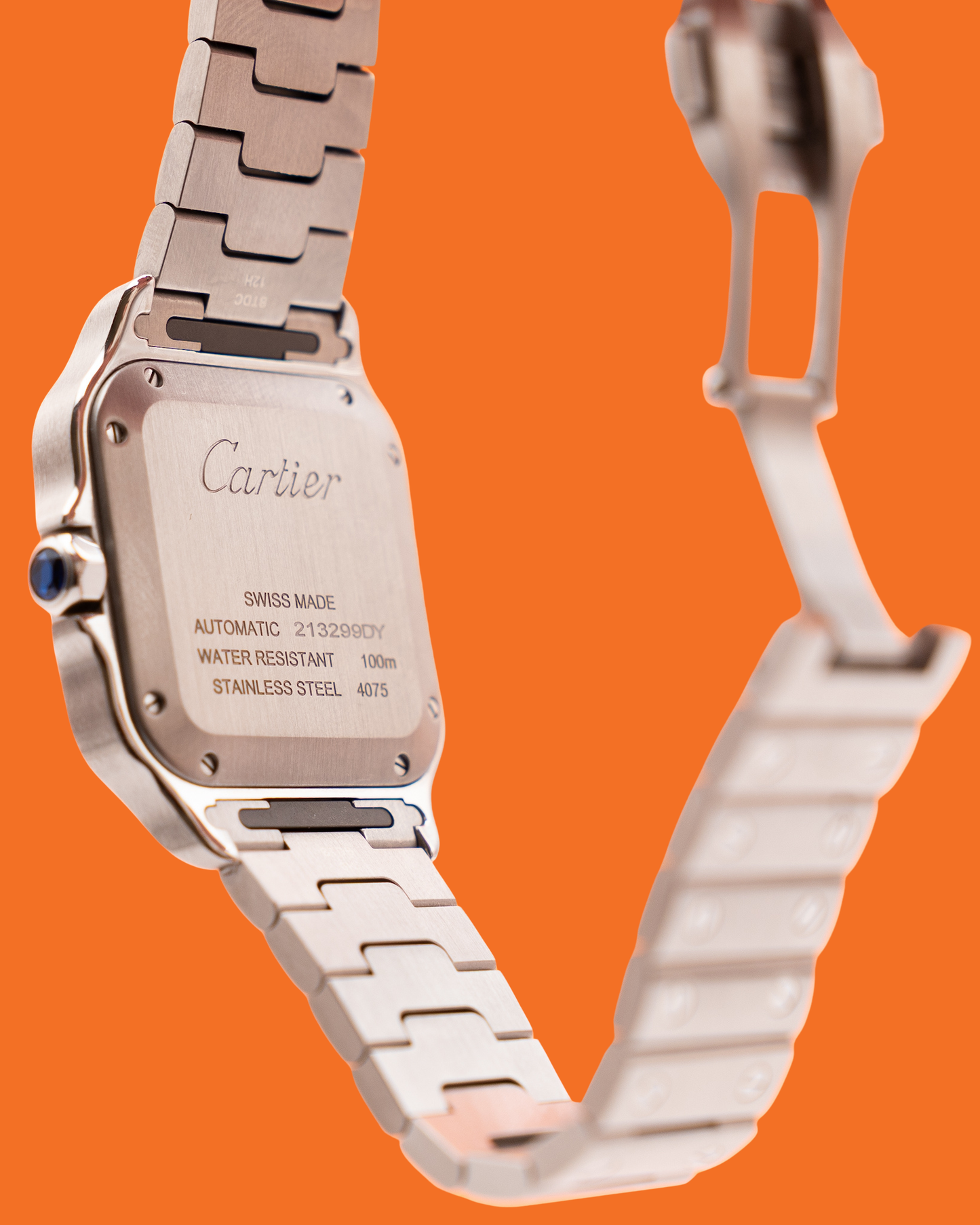Cartier Santos De Cartier Medium 41.9 x 45.1mm WSSA0061 Green