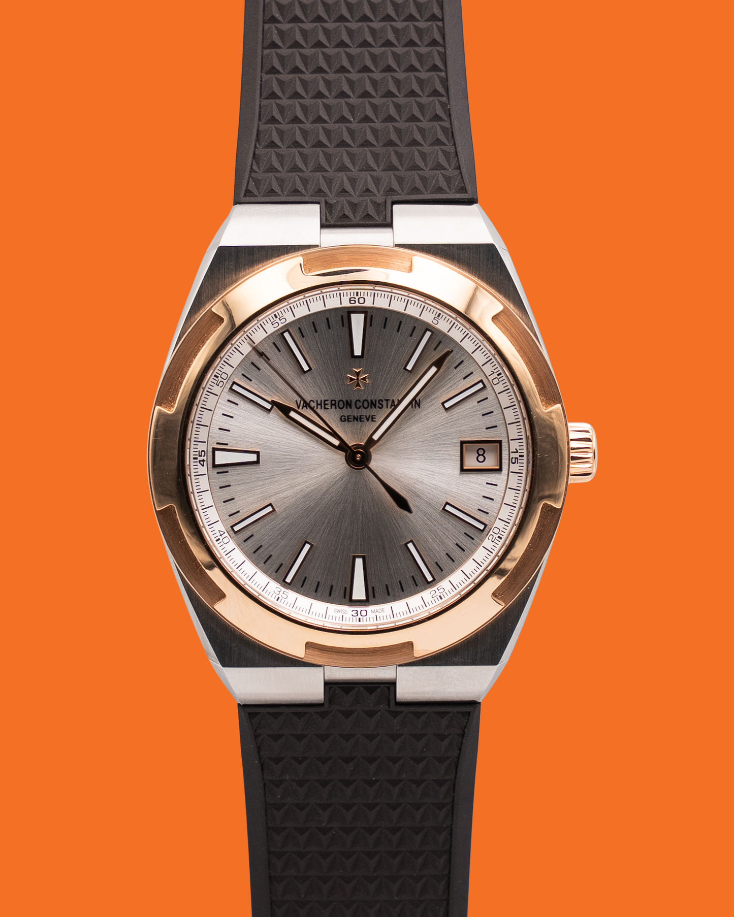 Vacheron Constantin Overseas 41mm 4500v Silver Dial Two Tone 2019