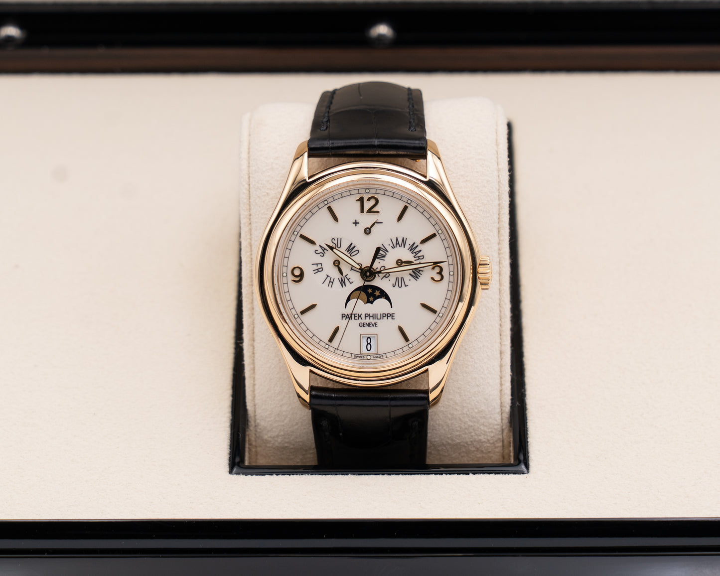 Patek Philippe Annual Calendar 39mm 5146 Yellow Gold Case Cream Dial 2015