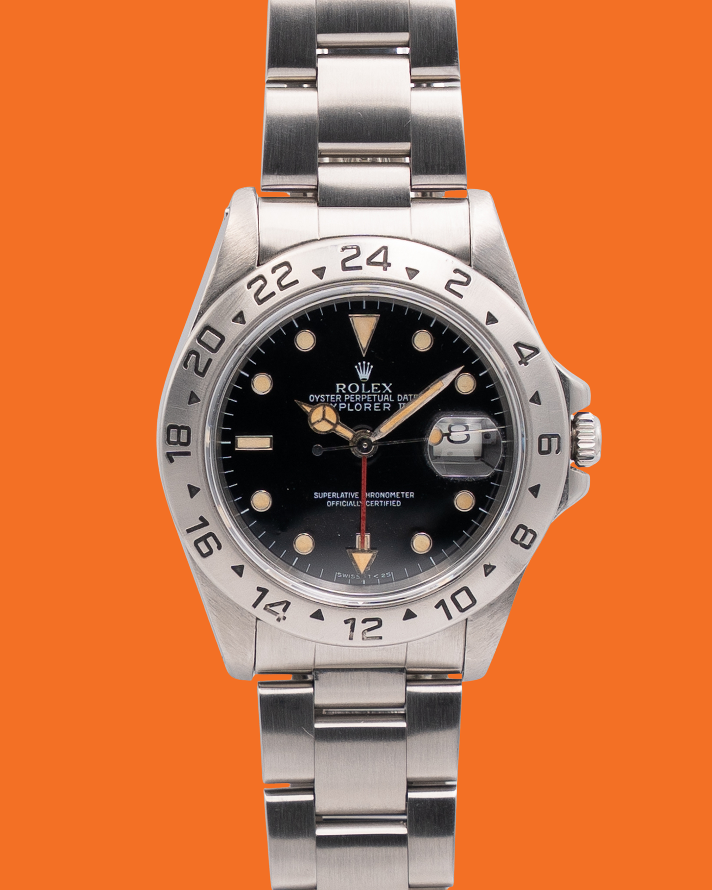 Rolex Explorer 40mm 16570 Black Dial (W serial )