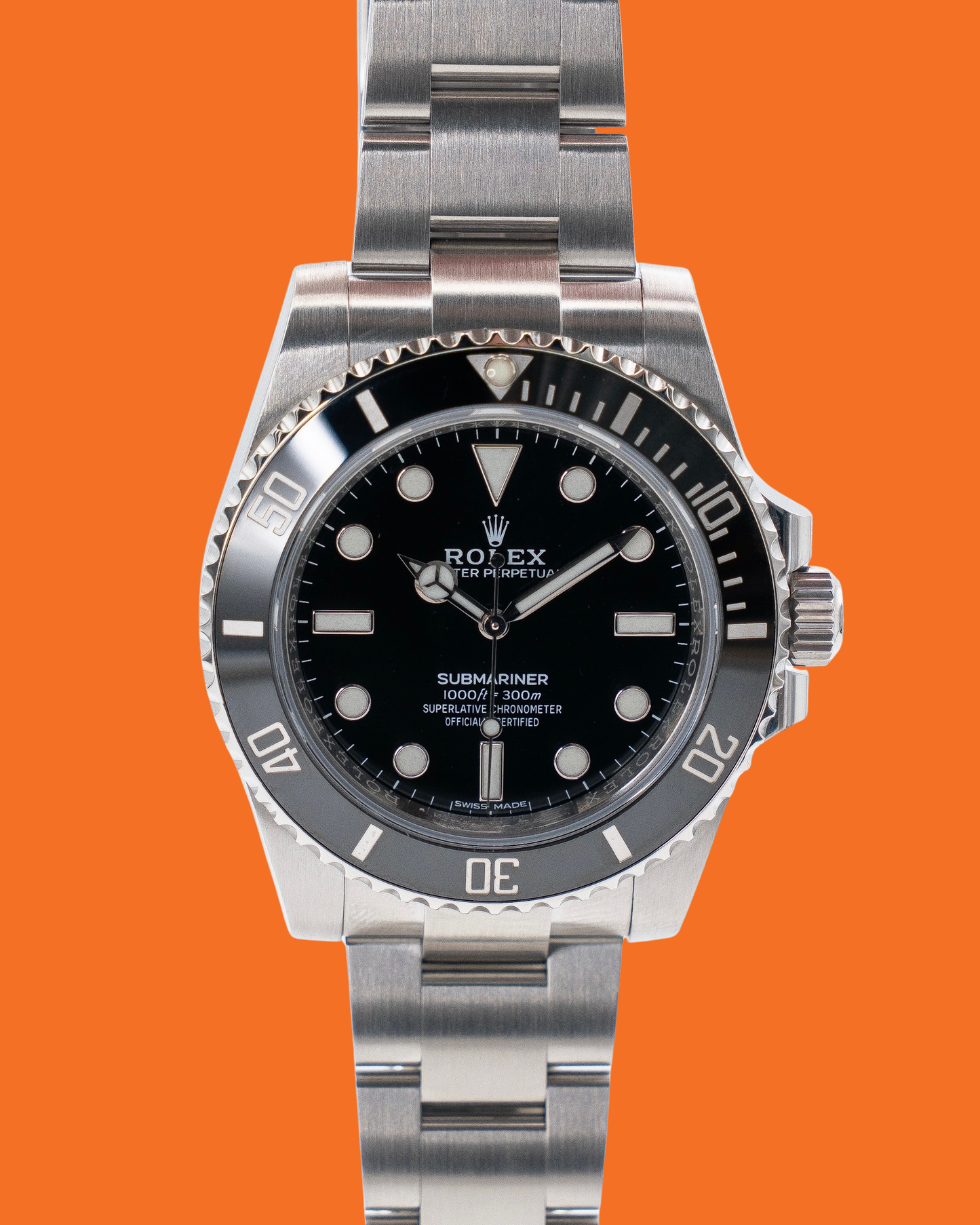 Rolex Submariner No-Date 40mm 114060 Black Dial 2019