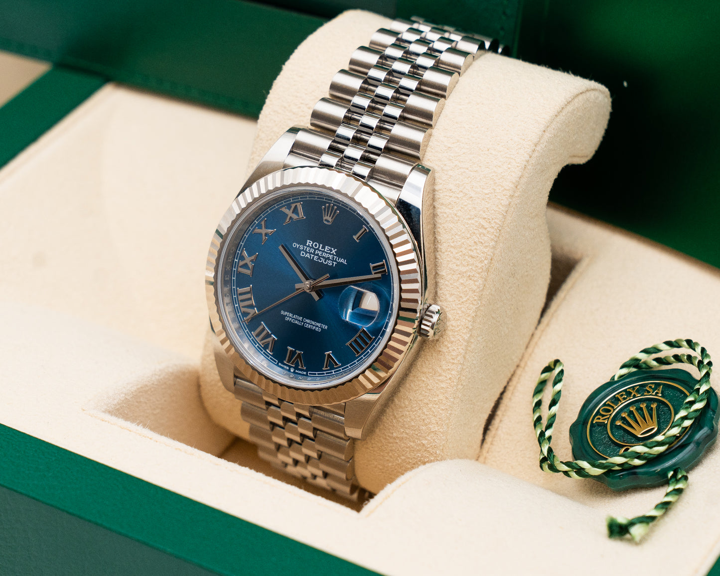 Rolex Datejust 41mm 126334 Blue Roman Jubilee 2025