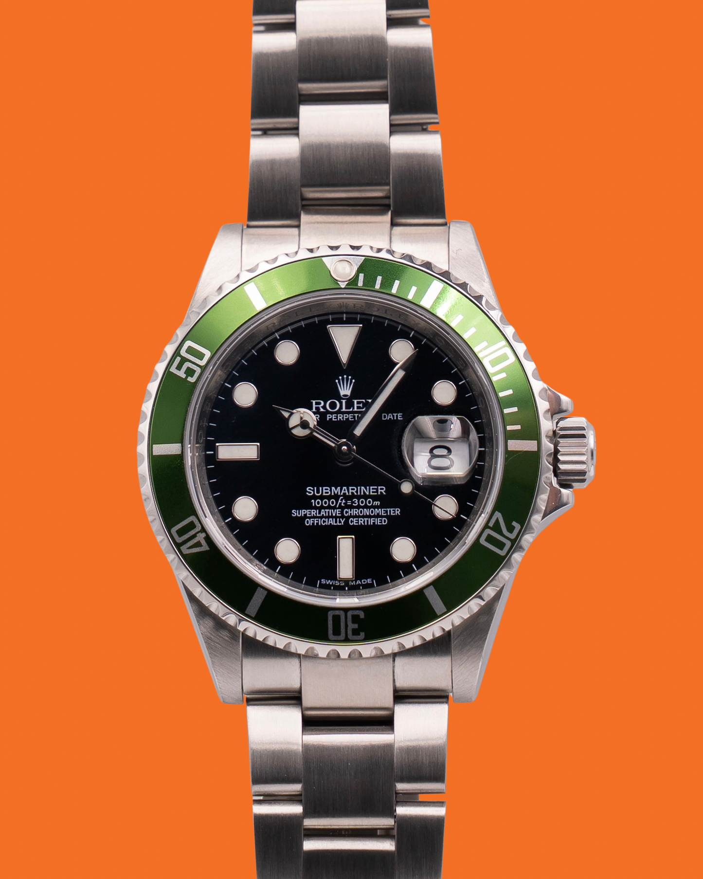 Rolex Submariner Date 16610LV 40mm Green Kermit  2008