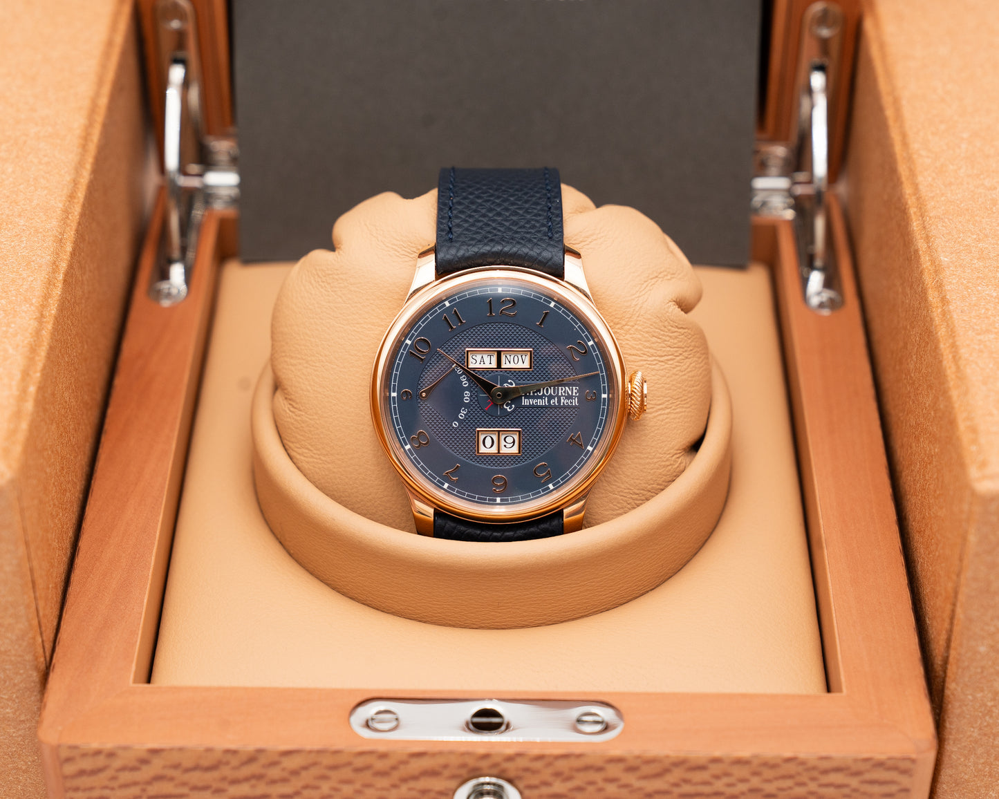 FPJ / F.P. Journe Perpetual Calendar Boutique Edition 18k Rose Gold Blue Dial 2024