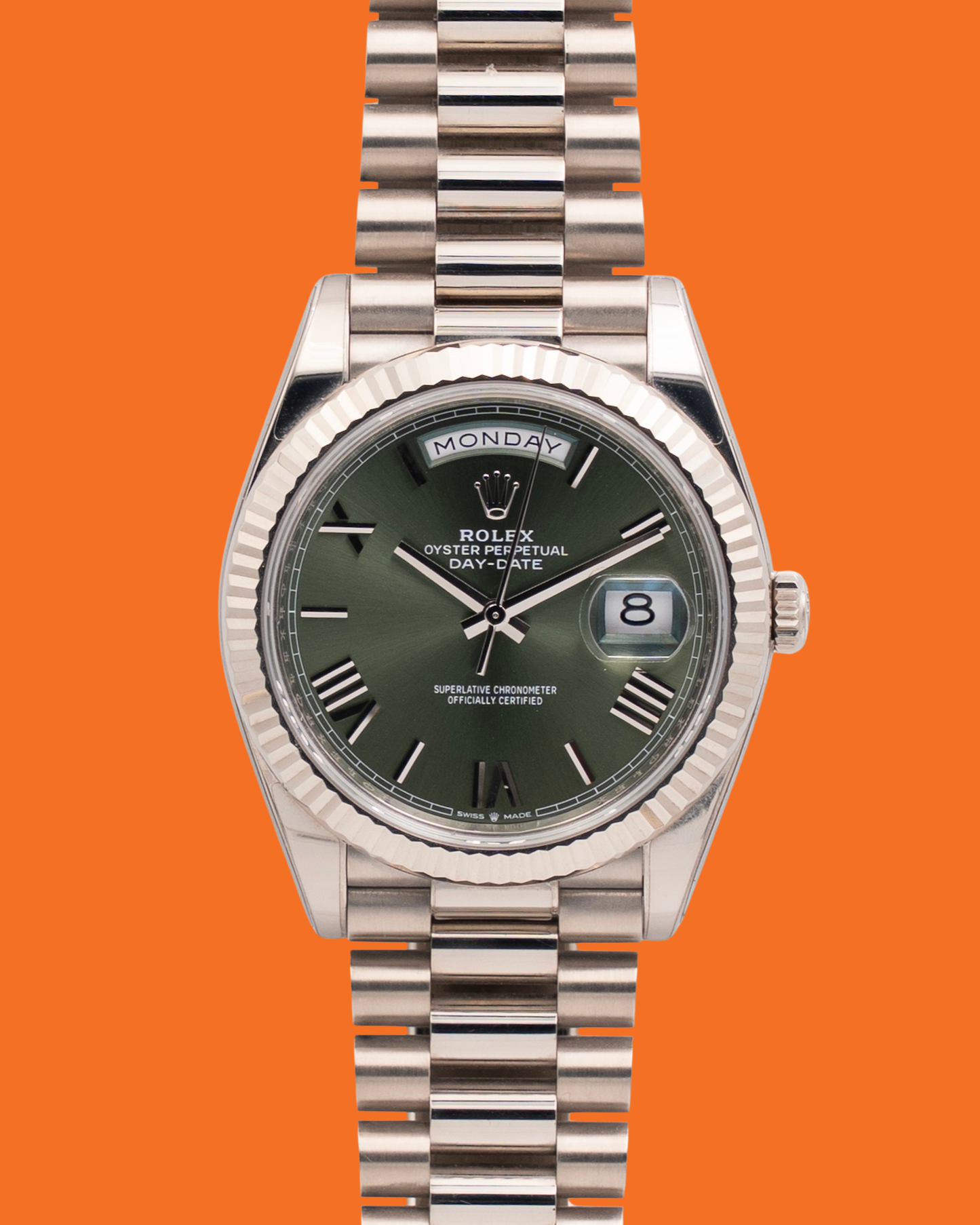 Rolex Day Date 40mm 228239 Green Roman Numeral Dial 2022