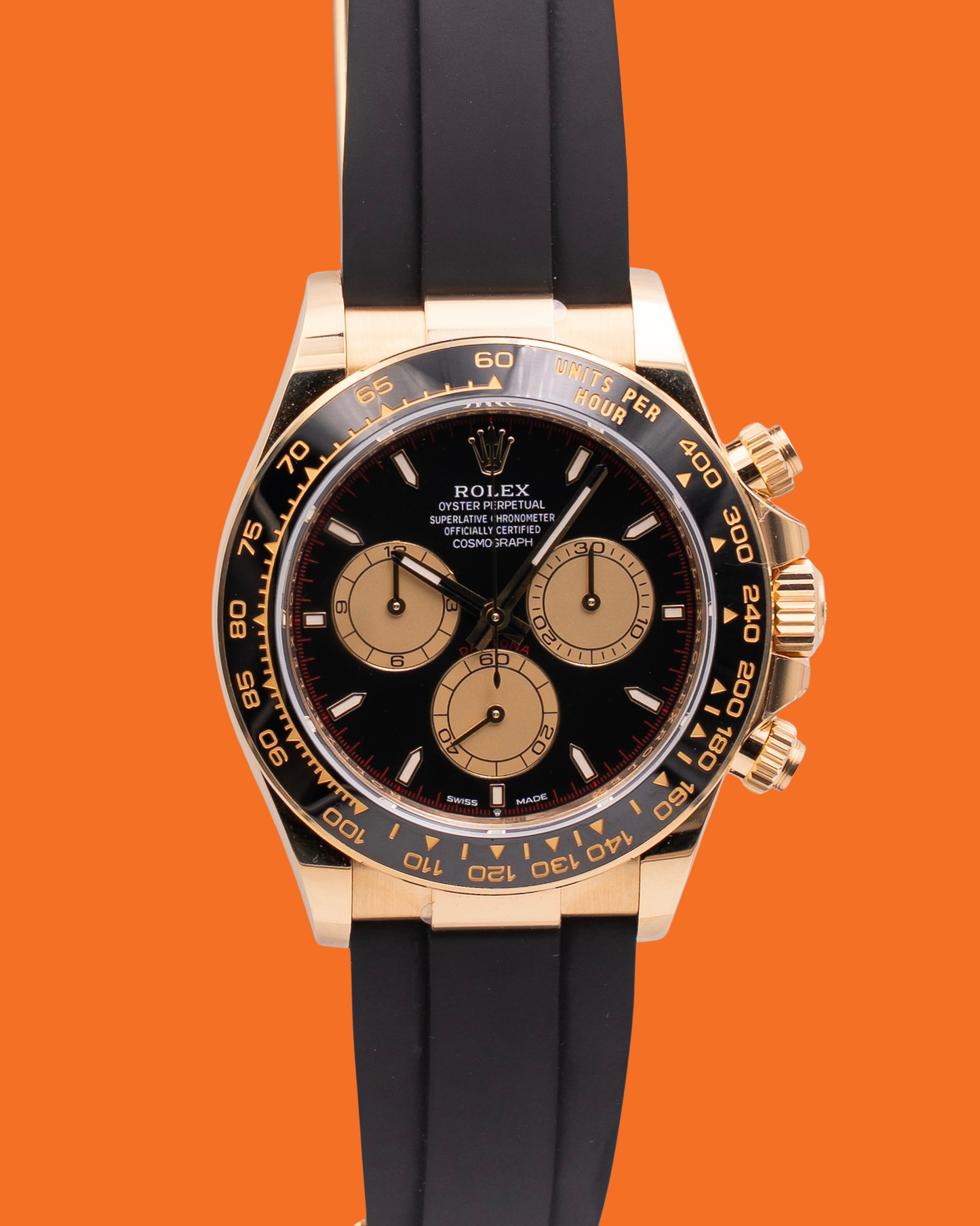 Unworn Rolex Cosmograph Daytona 40mm 126518ln Yellow Gold Paul Newman Oysterflex 2025