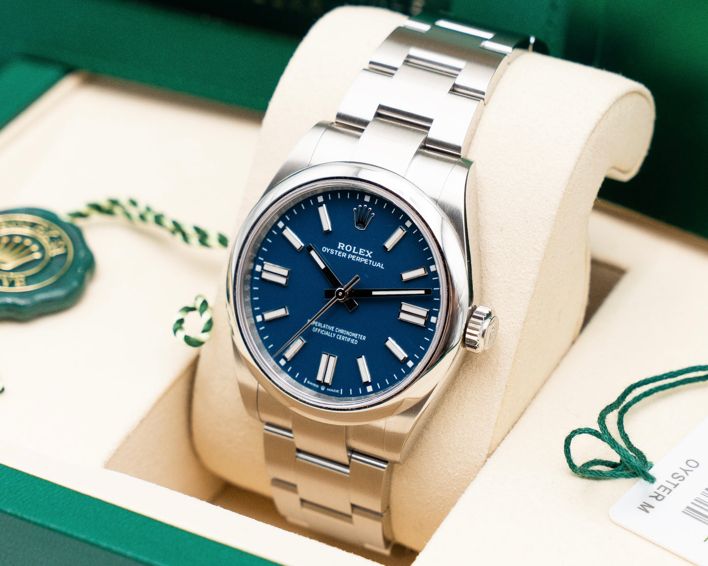 Rolex Oyster Perpetual 41mm 134300 Med Blue Dial 2025