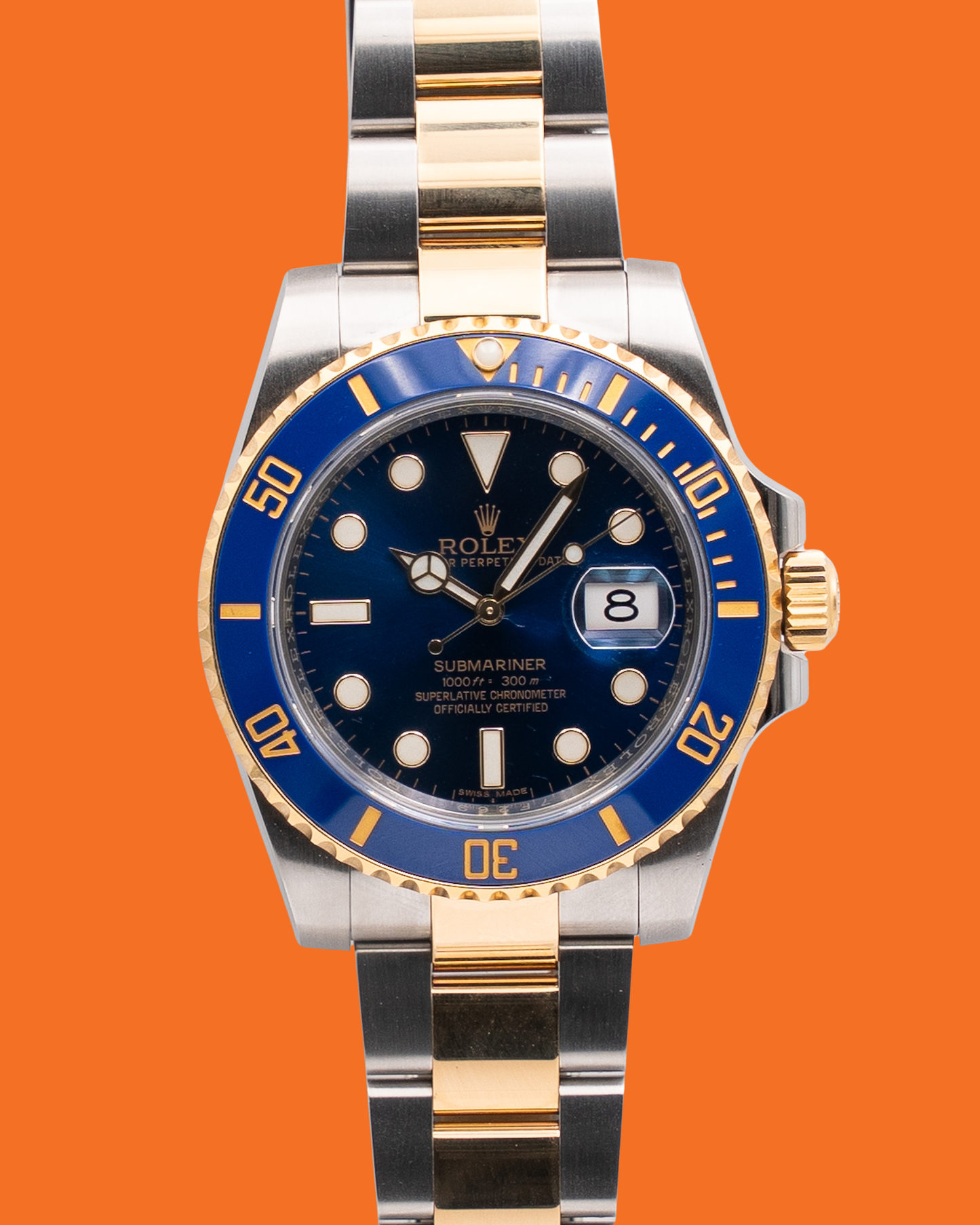 Rolex Submariner Date 40mm 116613LB Two Tone Bluesy2016