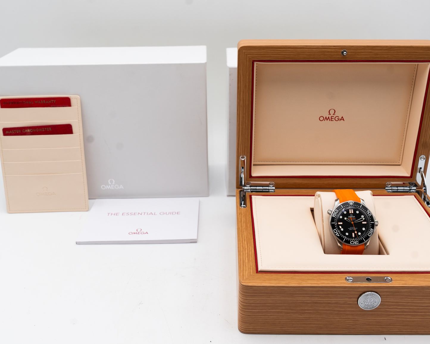 Omega Seamaster Diver 300M 42mm 210.32.42.20.01.006 Orange Strap Black Dial 2026