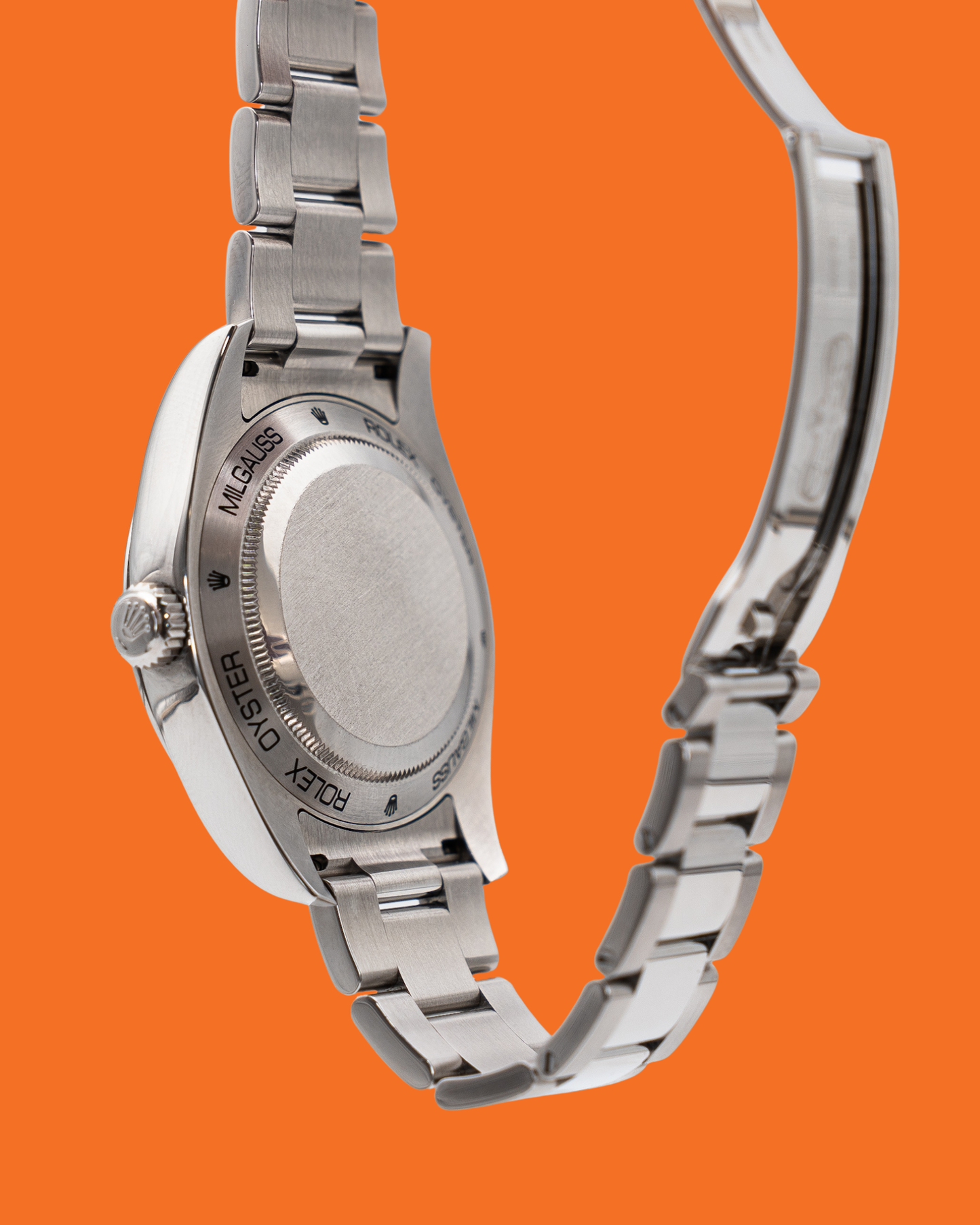 Rolex Milgauss 40mm 116400 White and Orange 2015