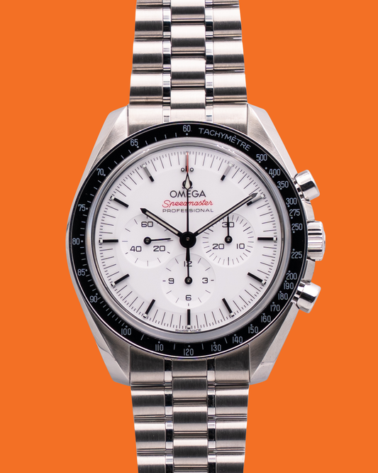 UNWORN STICKERED Omega Speedmaster Moonwatch 42mm 310.30.42.50.04.001 White Dial 2026