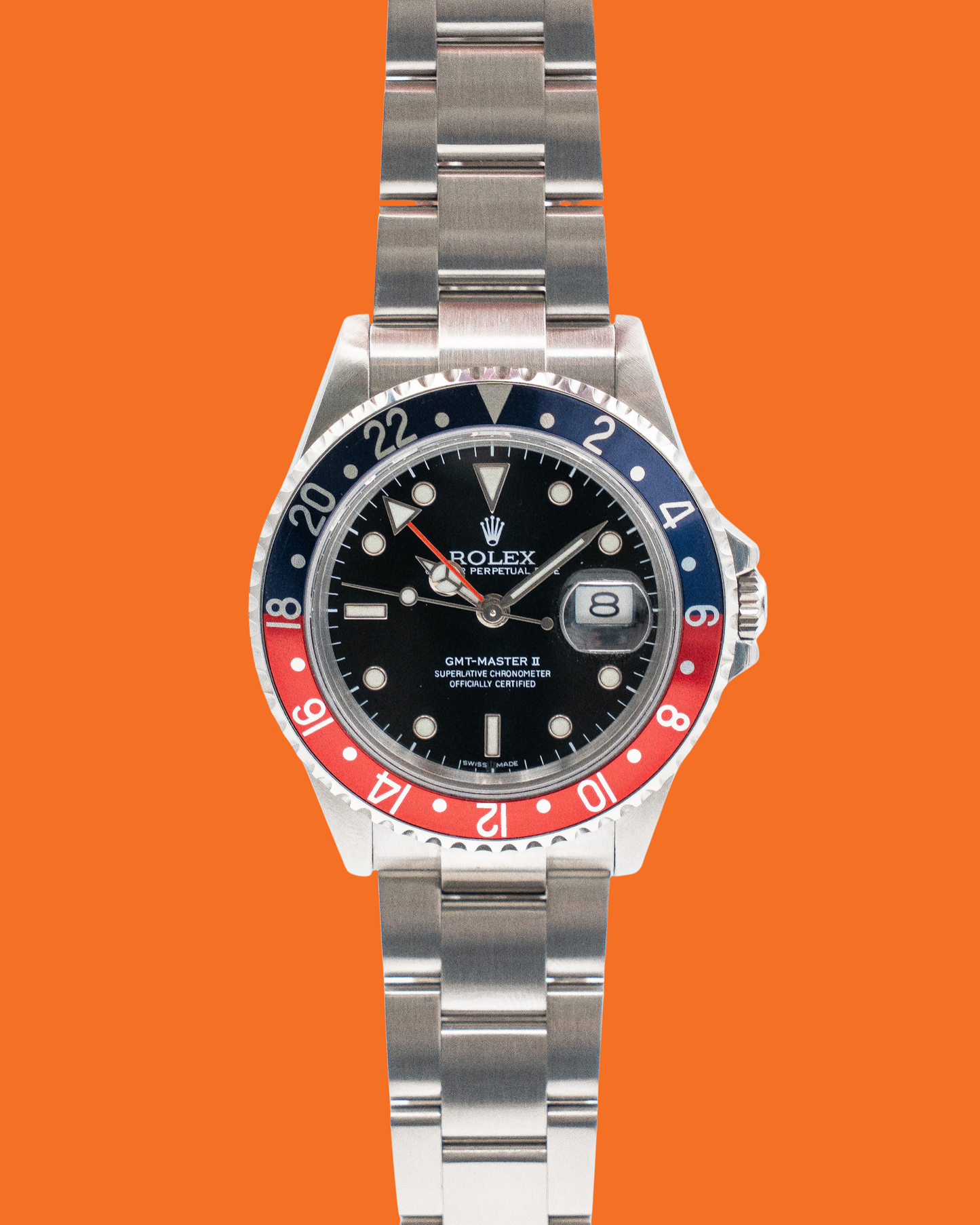 Rolex 16710 40mm GMT Master II Pepsi Z serial SEL 2007