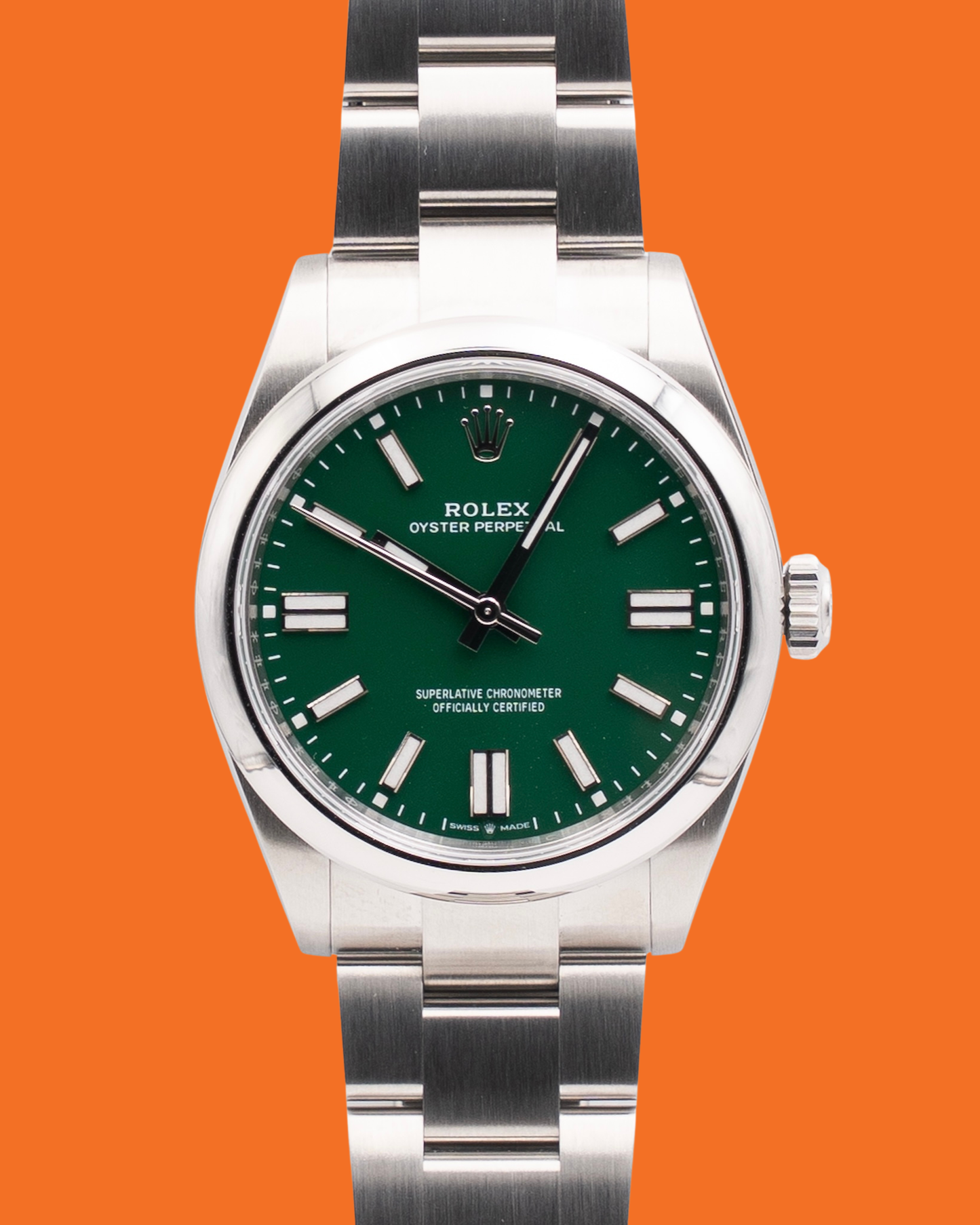 UNWORN Rolex Oyster Perpetual 41mm 134300-0004 Green Dial 2025