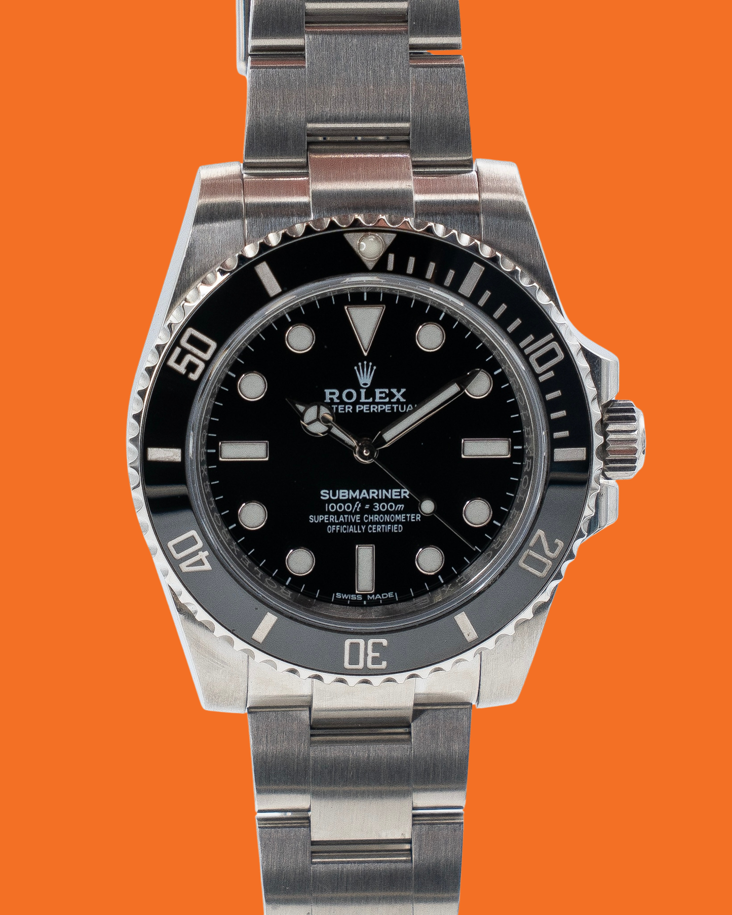 Rolex Submariner No Date 40mm 114060 Black Ceramic 2019