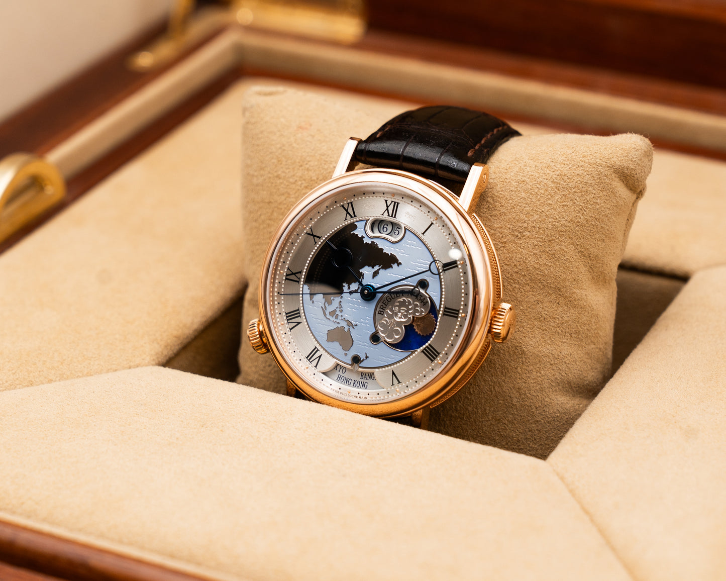 Breguet Classique Hora Mundi 43mm 5717BR/US/9ZU World Timer Rose Gold 2015