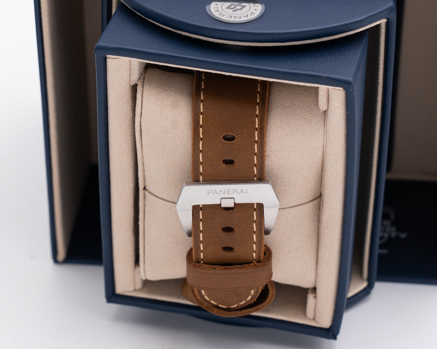 Panerai Luminor Destro 44mm PAM01732 Blue Dial Brown Strap 2026