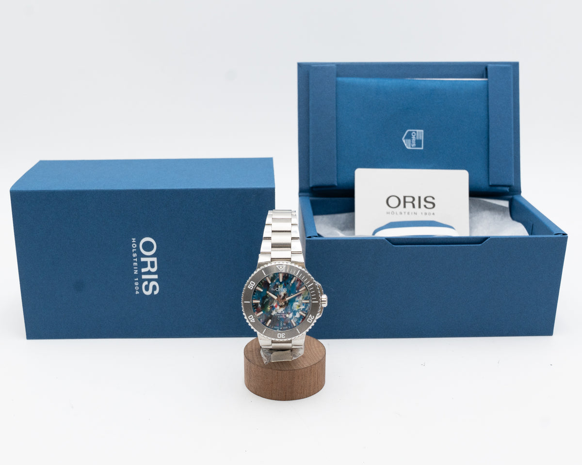 Oris Aquis Date Upcycle Cal. 400 43.5mm 01 400 7790 4150-07 Upcycle Dial ($4,400 Retail )  (01 400 7790 4150-07)