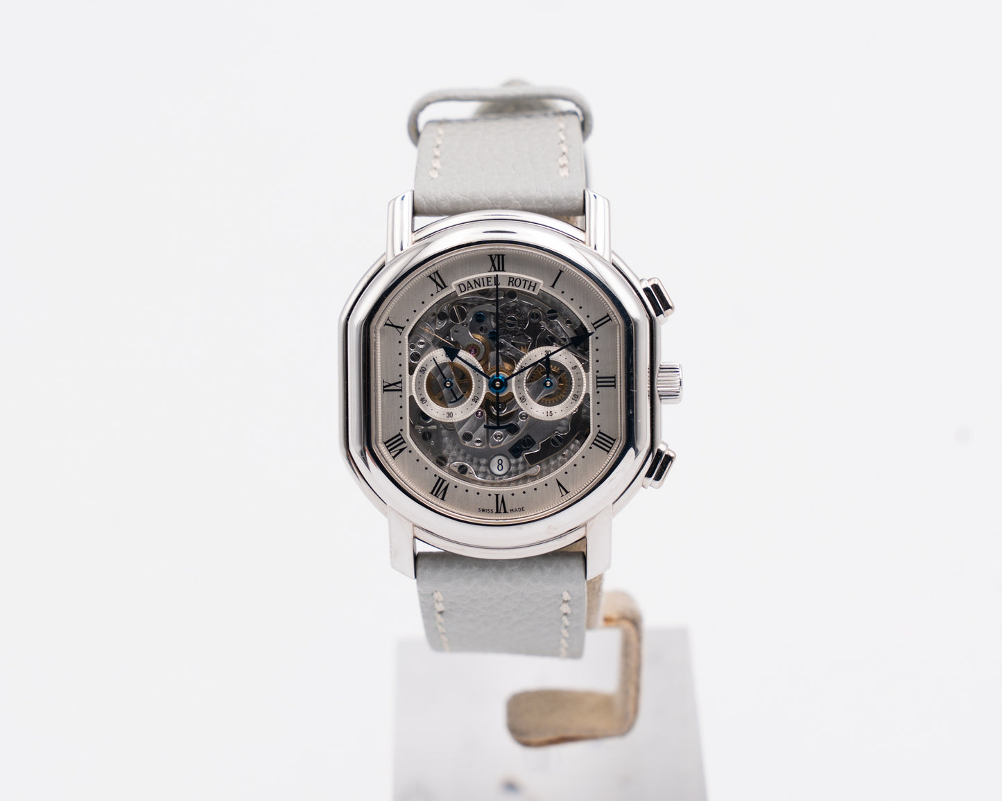 Daniel Roth Masters Chronograph 38mm 447.x.60 White Gold  Skeleton