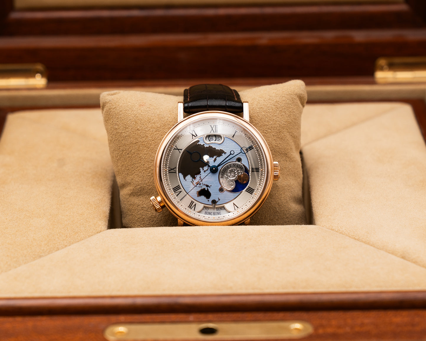Breguet Classique Hora Mundi 43mm 5717BR/US/9ZU World Timer Rose Gold 2015
