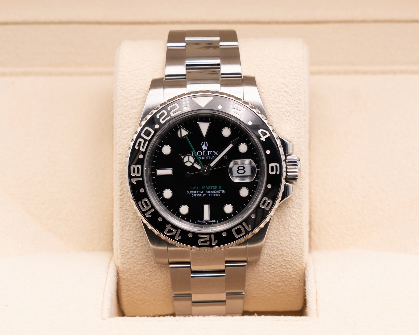 Rolex GMT-Master II 40mm 116710LN Green Arrow 2010