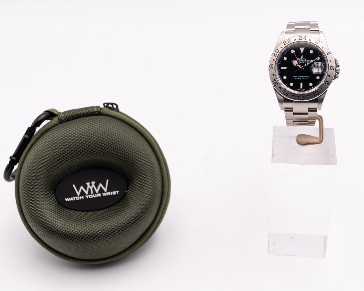 Rolex Explorer II 40mm 16570 Black Dial Y Serial