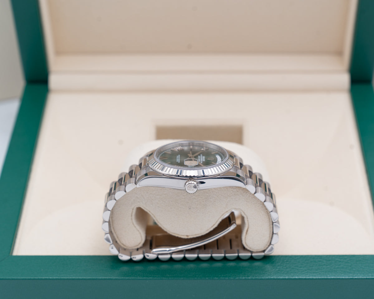 Rolex Day Date 40mm 228239 Green Roman Numeral Dial 2022