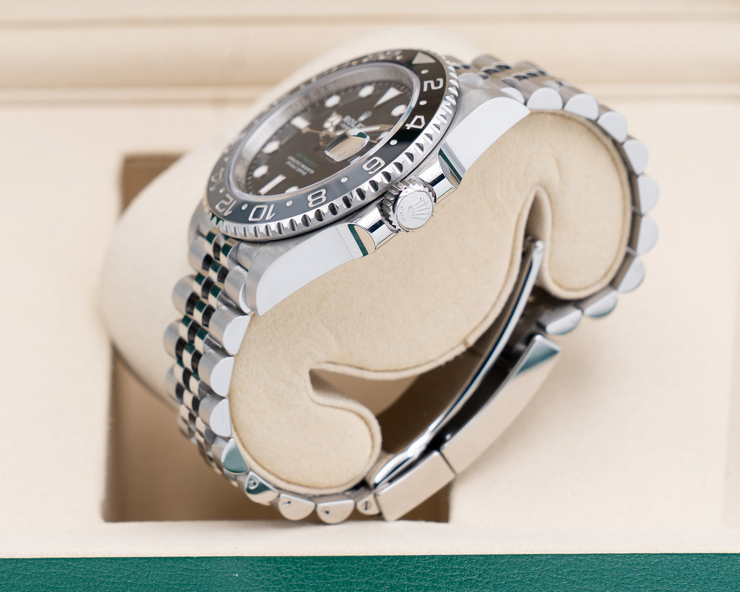 Rolex GMT II 40mm 126710grnr Bruce Wayne Jubilee Wood Card 2026