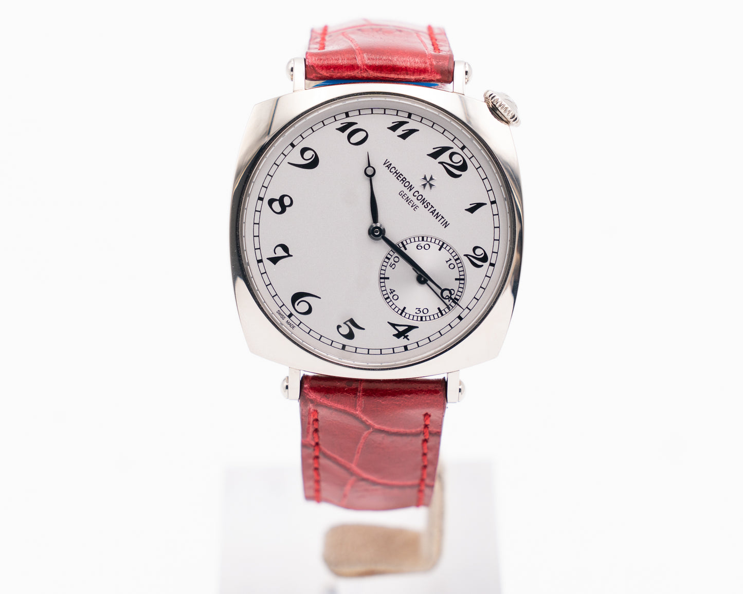 UNWORN STICKERED Vacheron Constantin Historiques American 1921 36.5mm 1100s White Gold Red Alligator Strap 2026