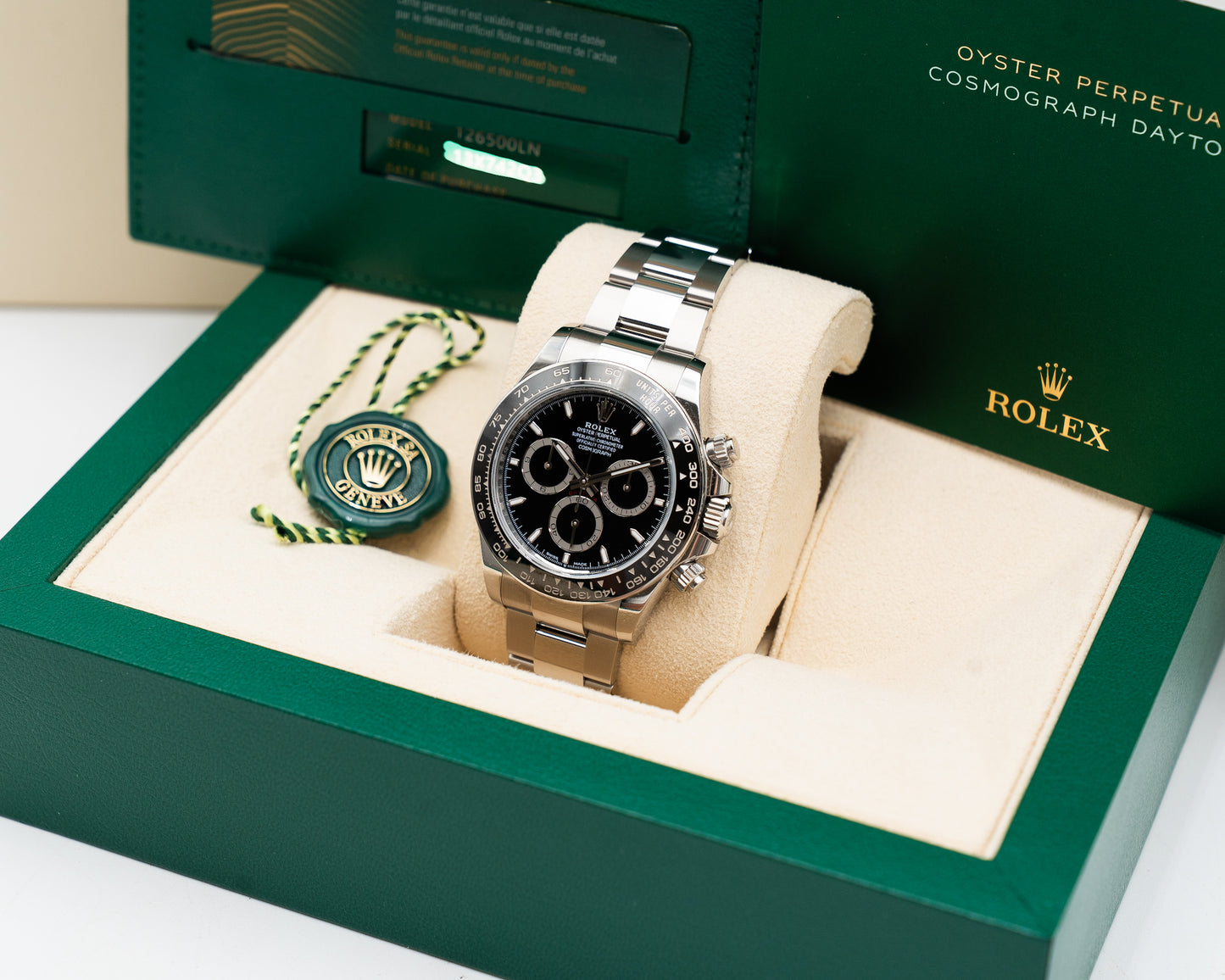 Rolex Cosmograph Daytona 40mm 126500LN Black Dial 2025