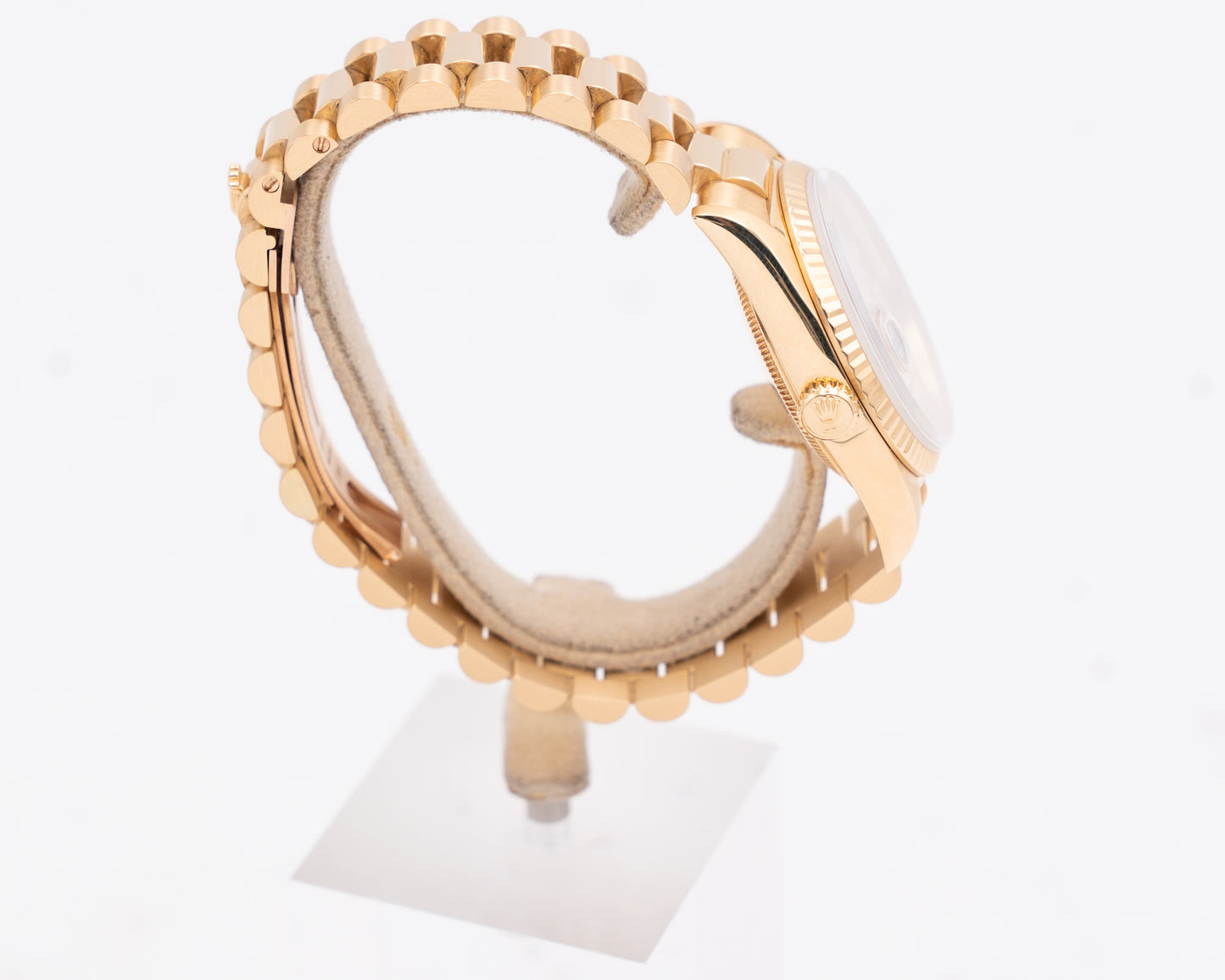 Rolex DayDate 36mm 18238 Yellow Gold Pyramid Dial