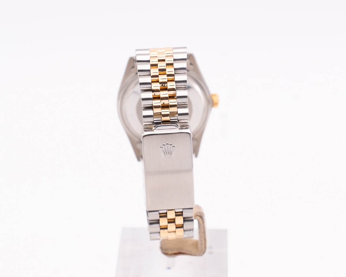 Rolex Datejust 36mm 16013 Pyramid Dial on Jubilee Two Tone R-Serial