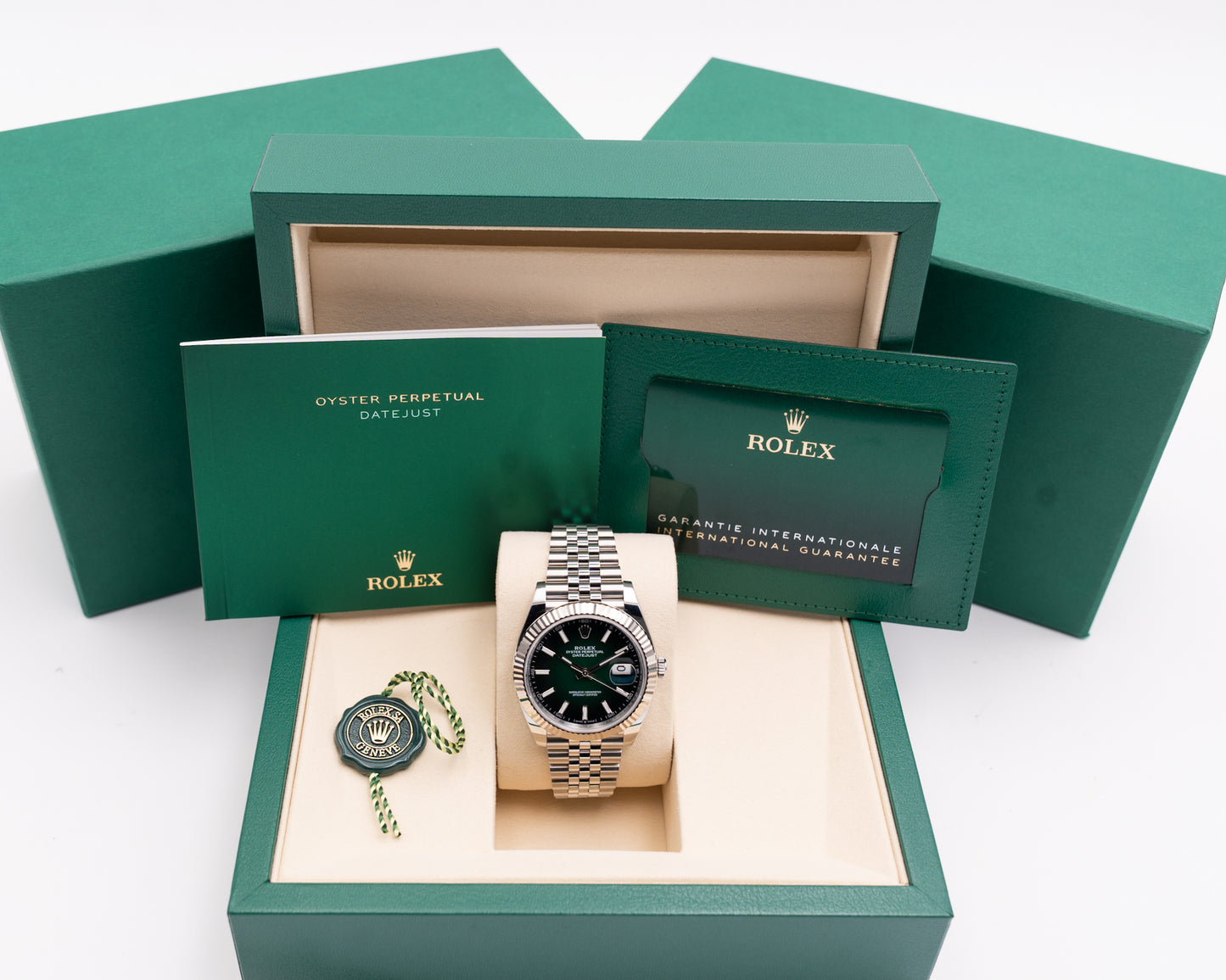 Rolex DateJust 41mm 126334 Green Ombre on Jubilee 2026