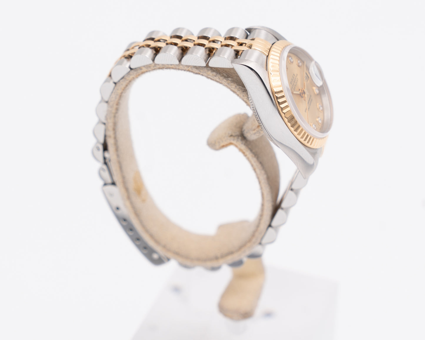 Rolex Datejust 26mm 79173 Two Tone Champagne Diamond Dial P Serial
