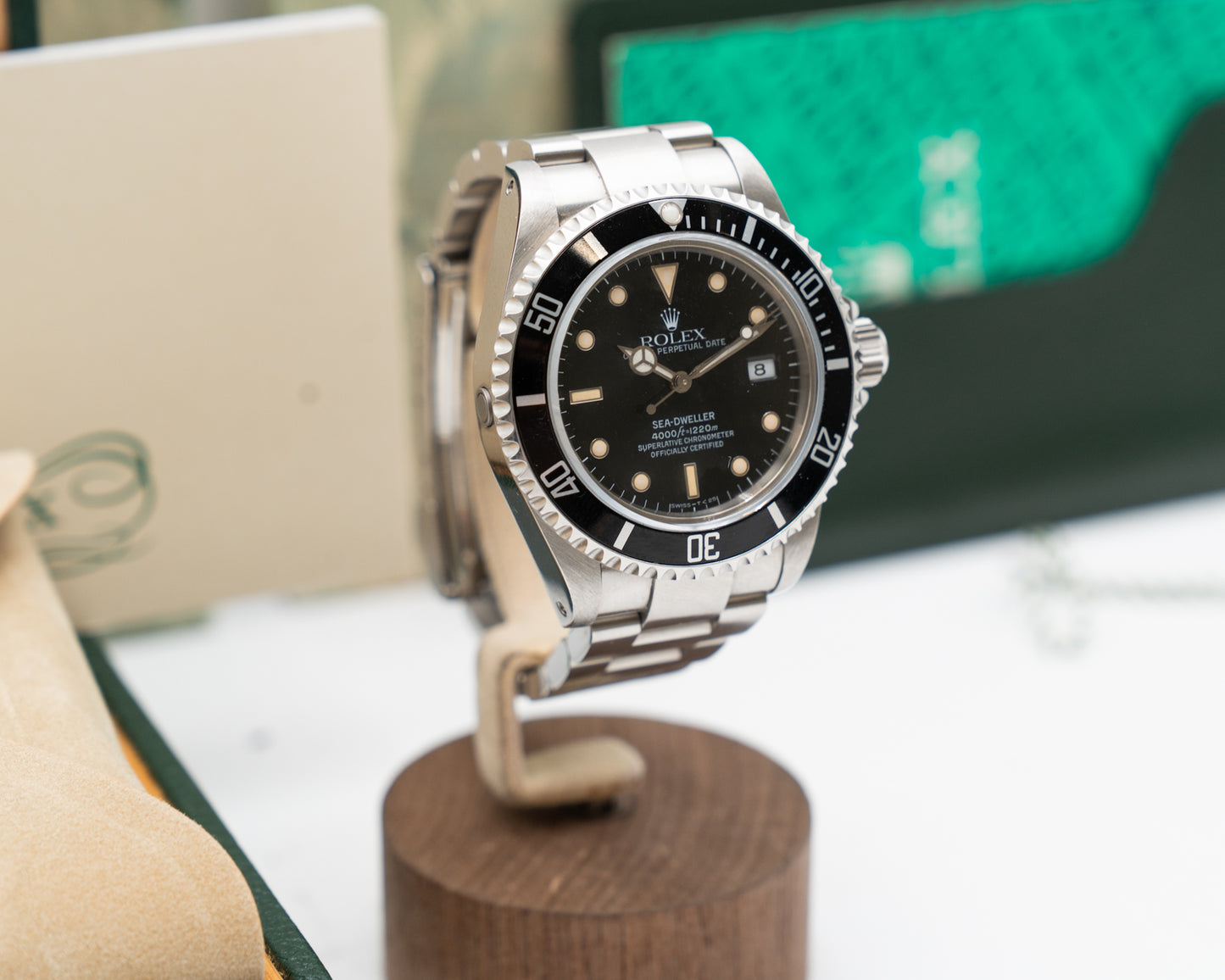 2024 CPO Rolex Seadweller 40mm 16600 Black Patina 1991