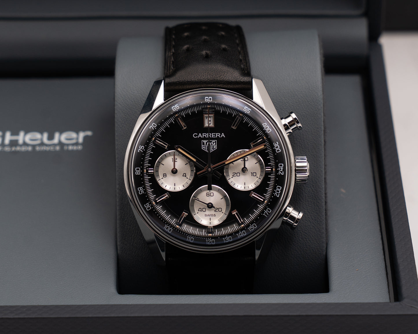 Tag Heuer Carrera Chronograph 39mm CBS2210.FC6534 Reverse Panda