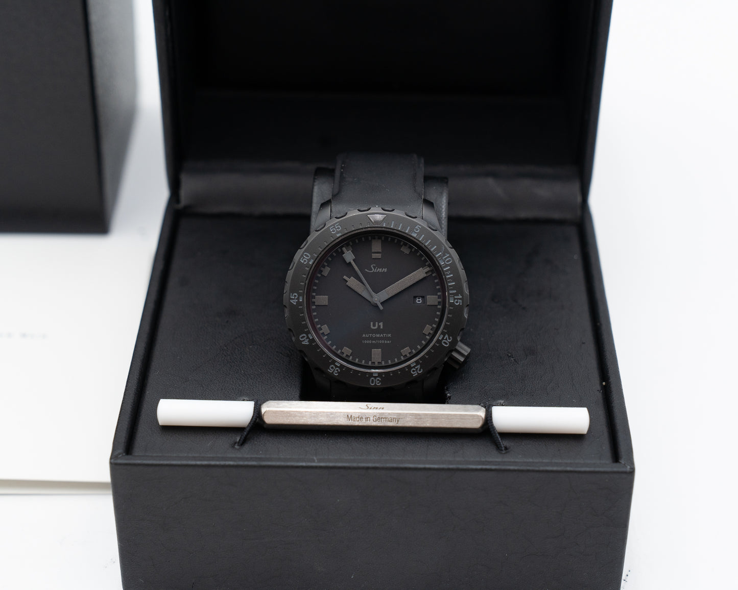 Sinn U Black Hour Glass Limited Edition of 399 All Black