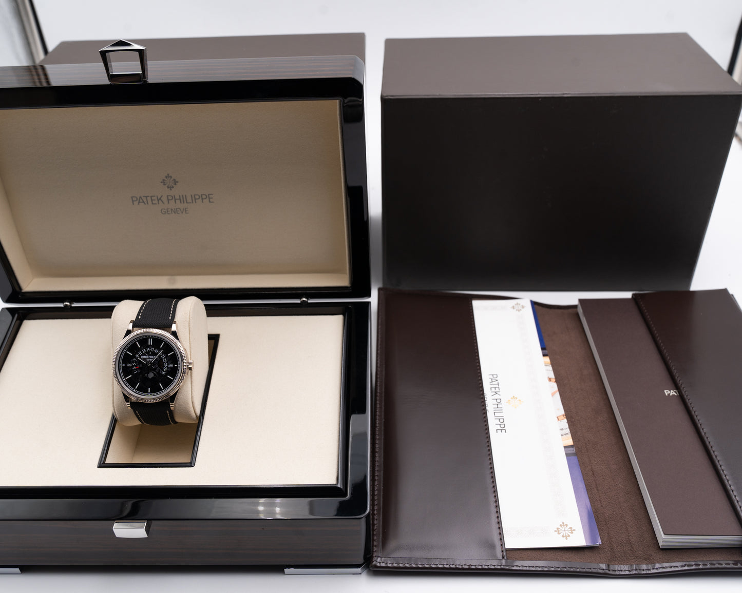 Patek Philippe Retrograde Perpetual Calendar 39.5mm 6159G Moonphase Hobnail Bezel 2025