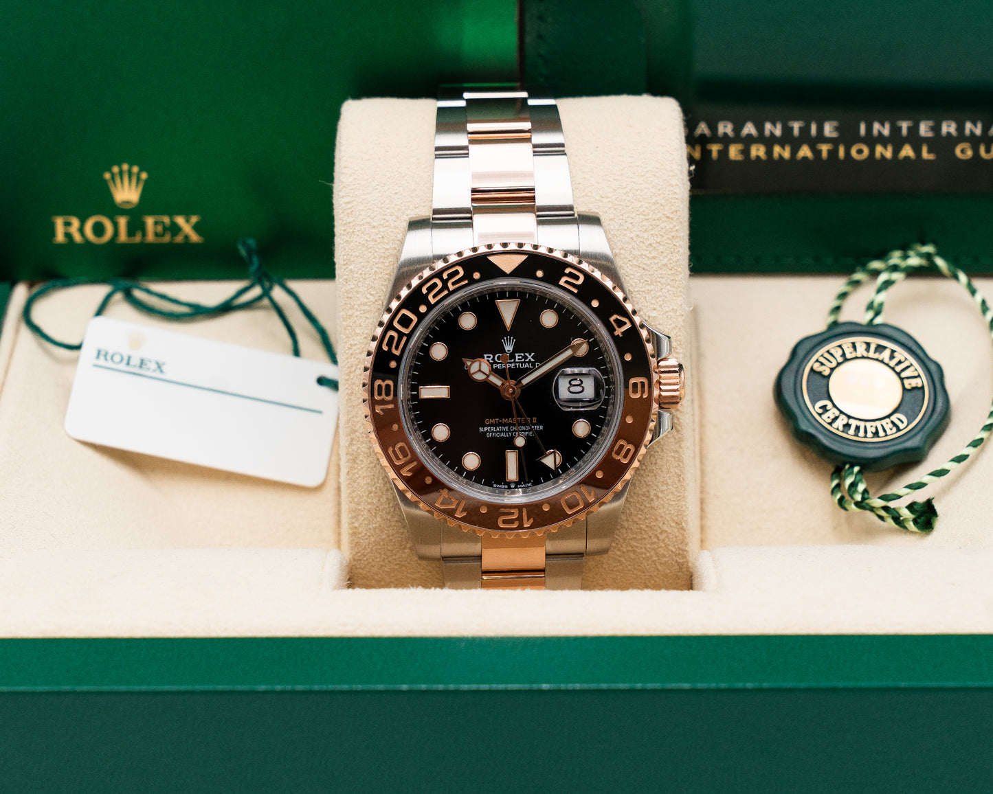 Rolex GMT Master II 40mm 126711CHNR Rootbeer Rose Gold  2022