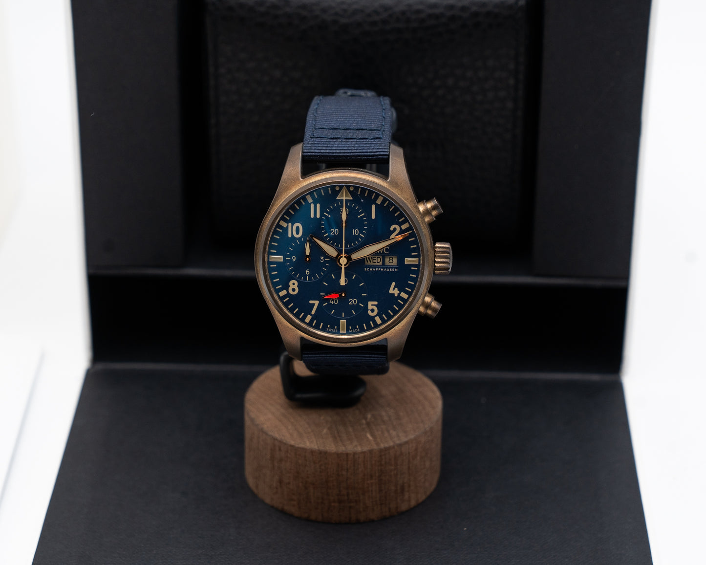 IWC Pilots Watch Chronograph 41mm IW388109 Bronze and Blue 2023