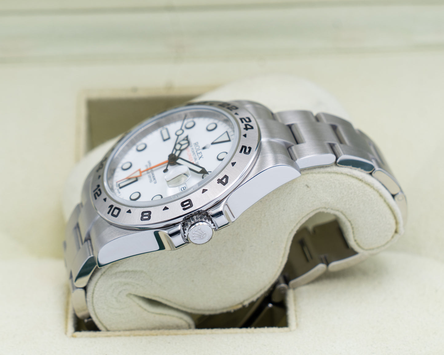 Rolex Explorer II 42mm 216570 White Polar 2014