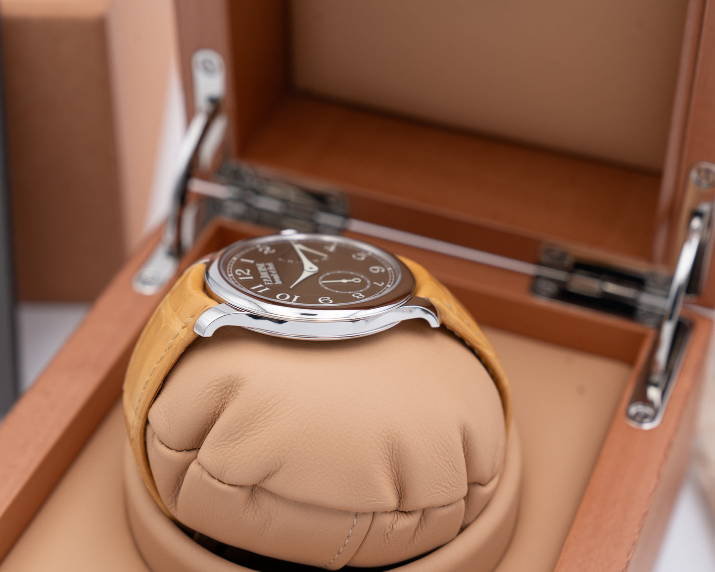 FP Chronomètre Souverain Havana CS Brown Dial Brown Strap 2022