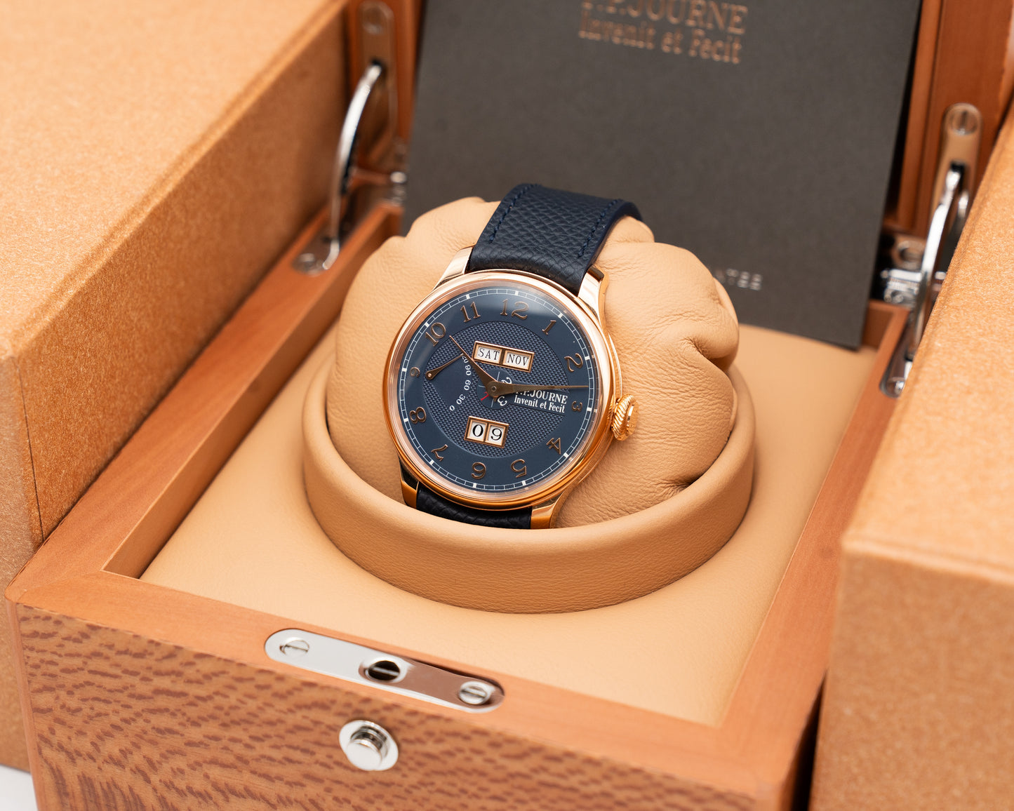 FPJ / F.P. Journe Perpetual Calendar Boutique Edition 18k Rose Gold Blue Dial 2024