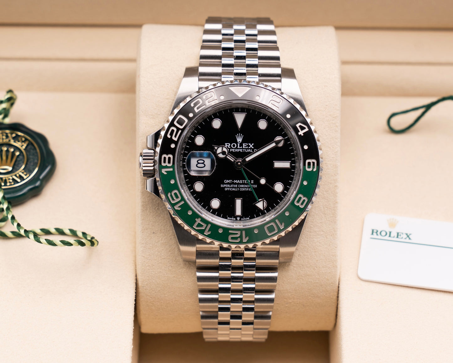 UNWORN Rolex GMT-Master II 40mm 126720VTNR Sprite On Jubilee