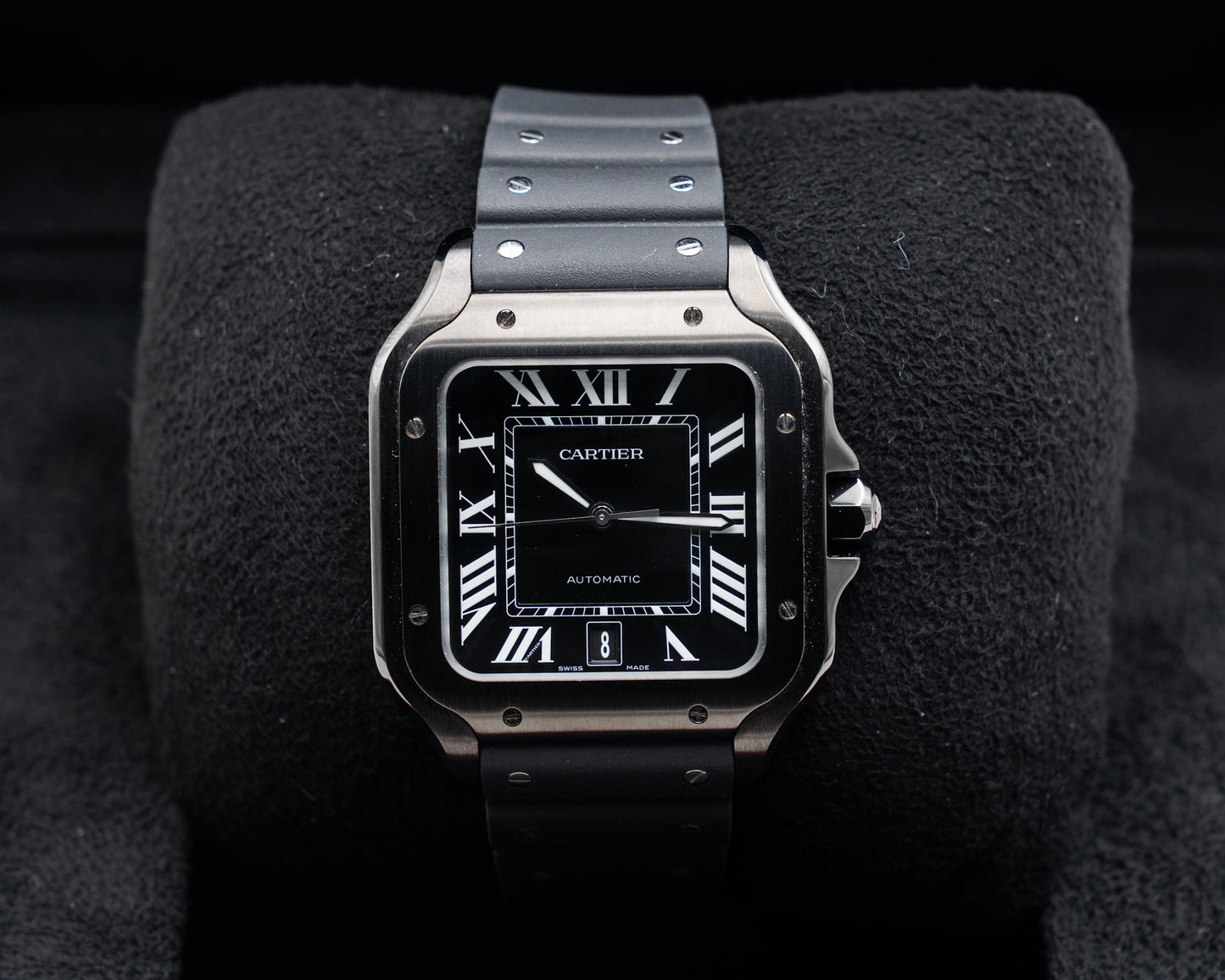 Santos de Cartier 39.8mm WSSA0039 Black DLC